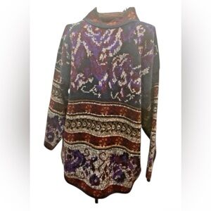 Vintage Colter Bay Multicolored Chunky Knit Grandma Sweater L